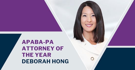 APABA-PA Selects Stradley Ronon Partner Deborah Hong as 2024 Attorney of the Year